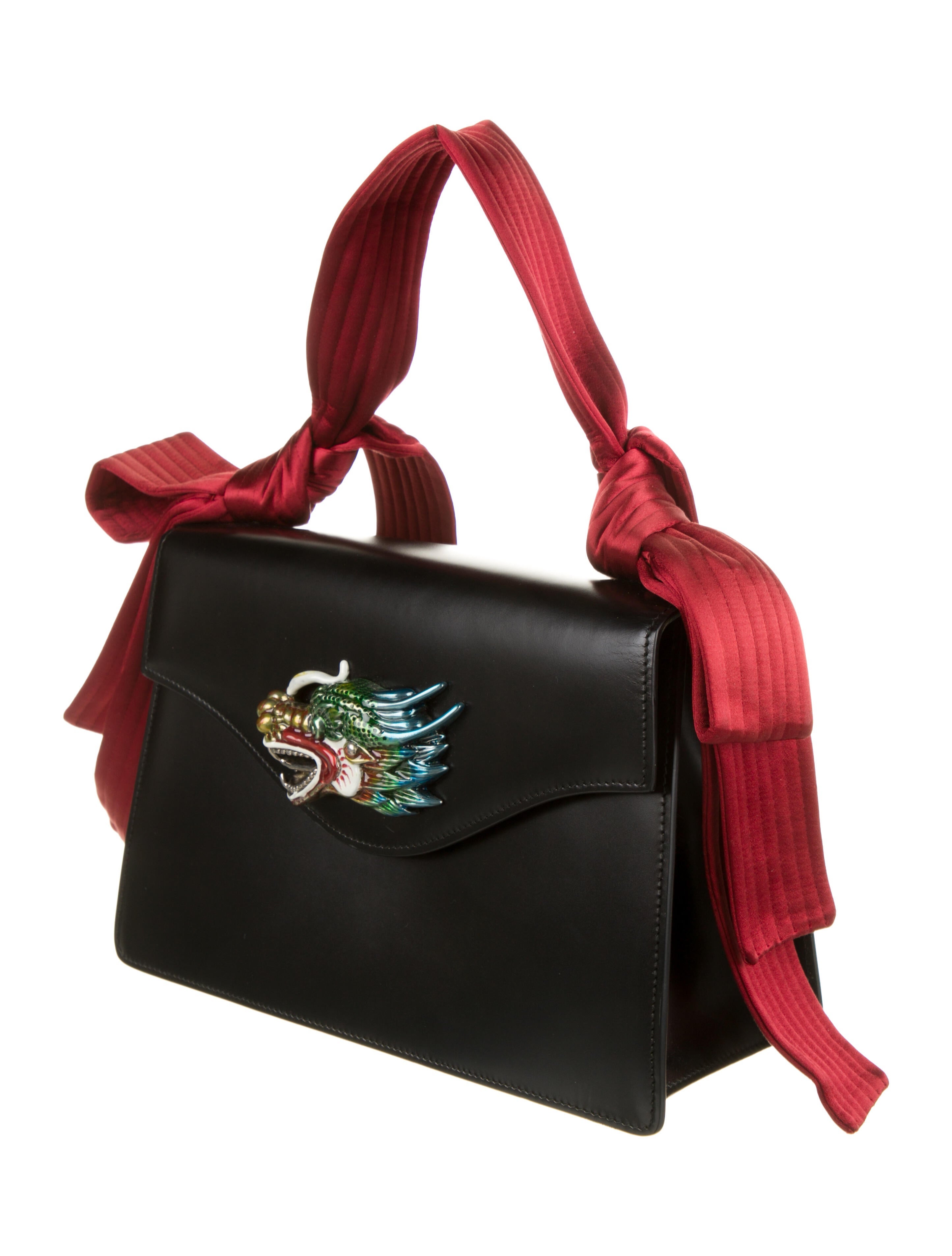 Gucci Naga Dragon Shoulder Bag Black Shoulder Bags, Handbags