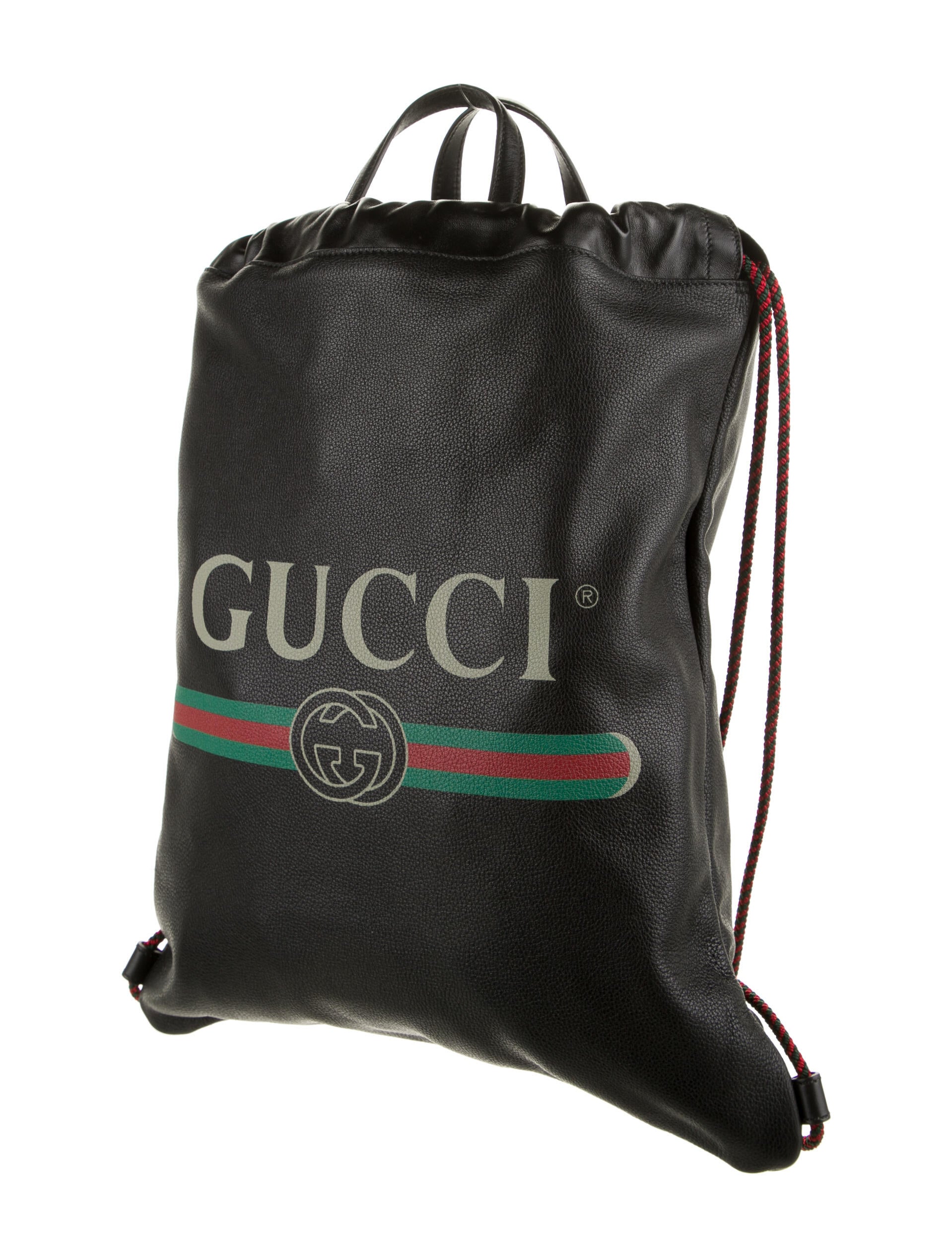 gucci drawstring backpack review