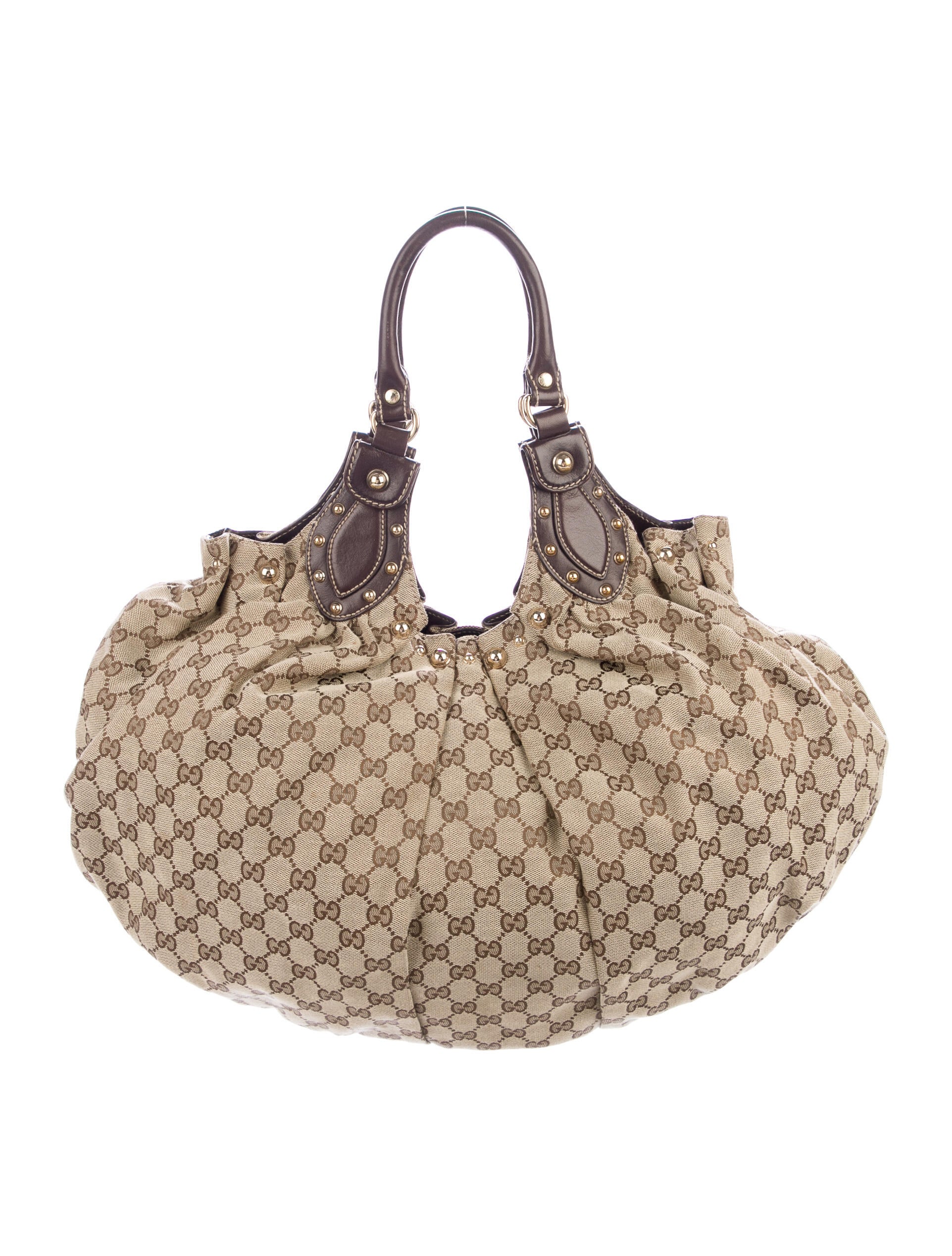 gucci pelham studded shoulder bag