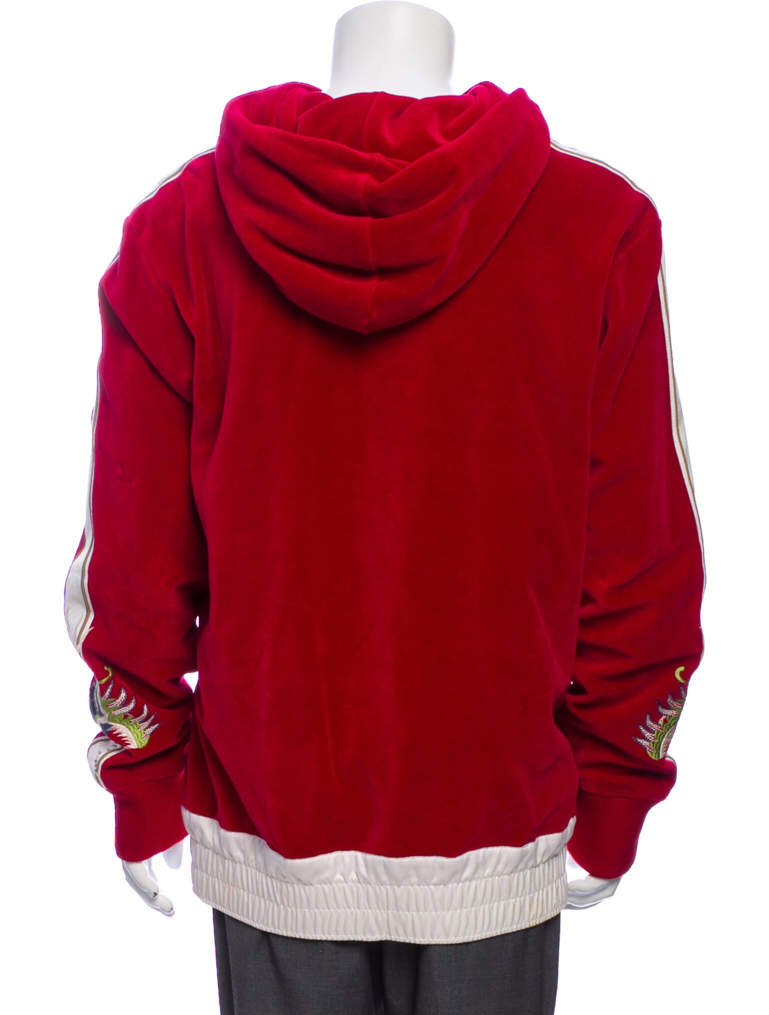 Gucci 2017 Velvet Dragon Hoodie