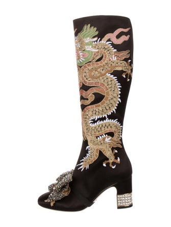 Gucci 2018 Candy Dragon Boots