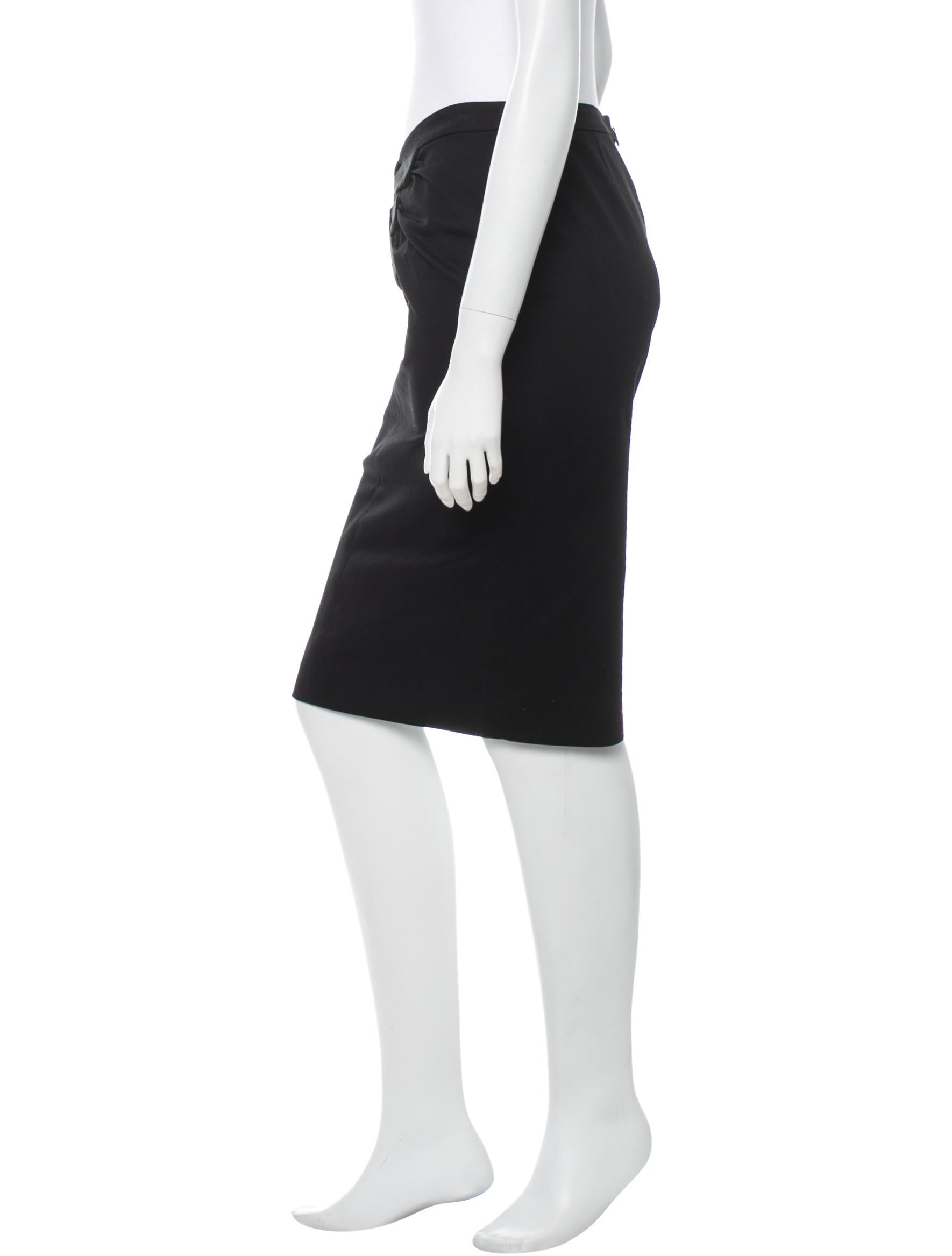 Gucci Ruffled Pencil Skirt