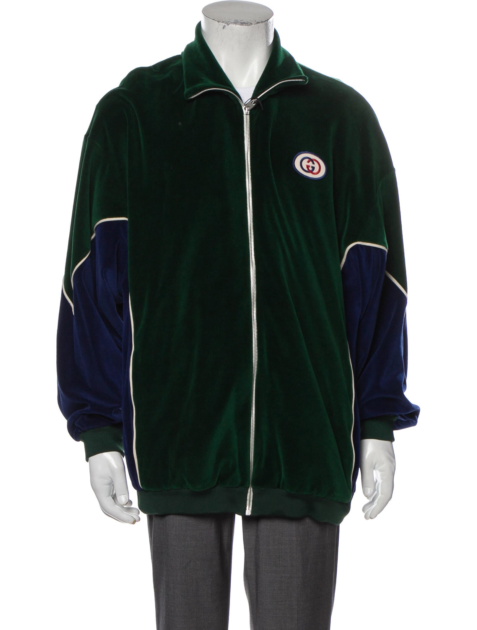 gucci oversize velour hoodie