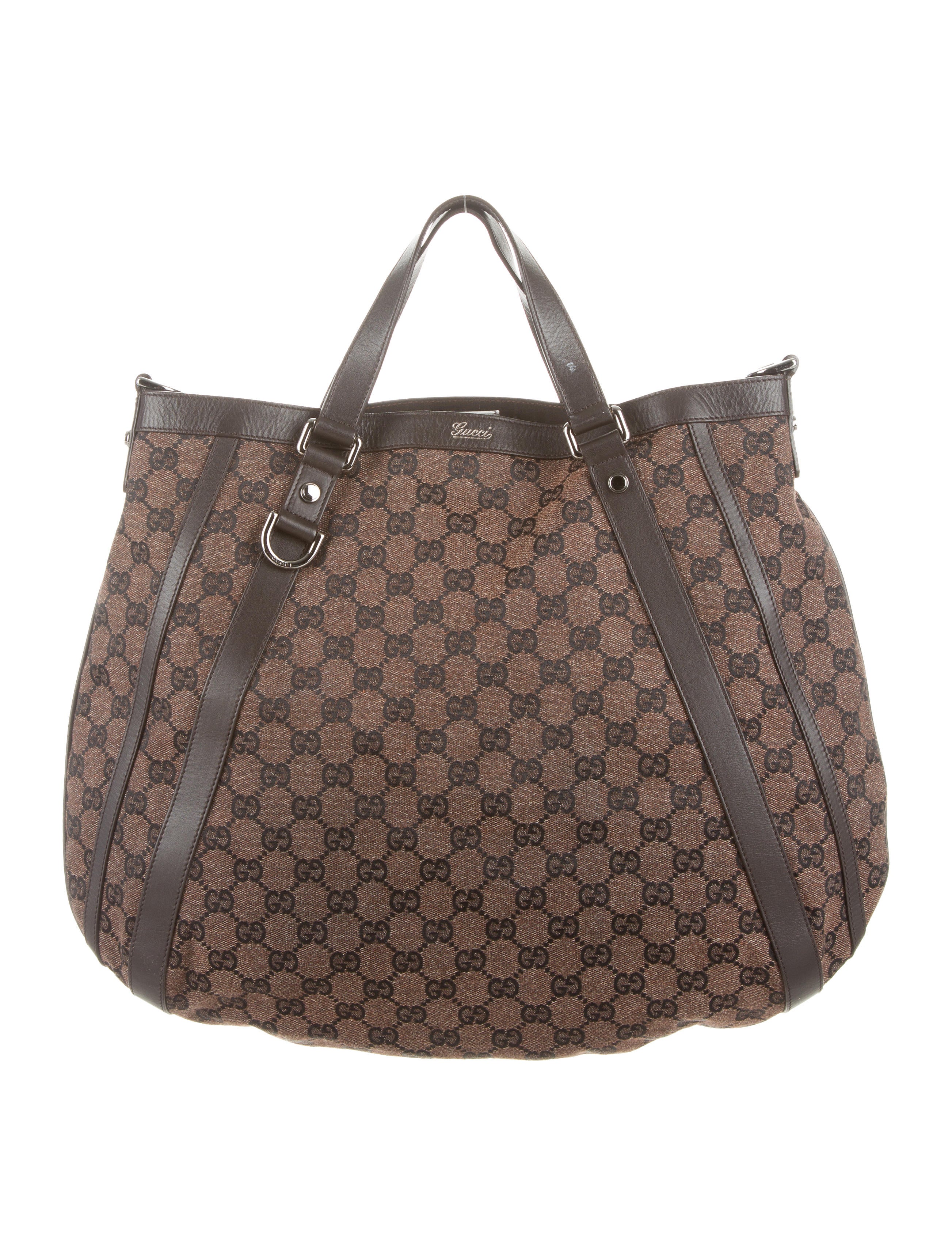 Gucci GG Denim Abbey Satchel