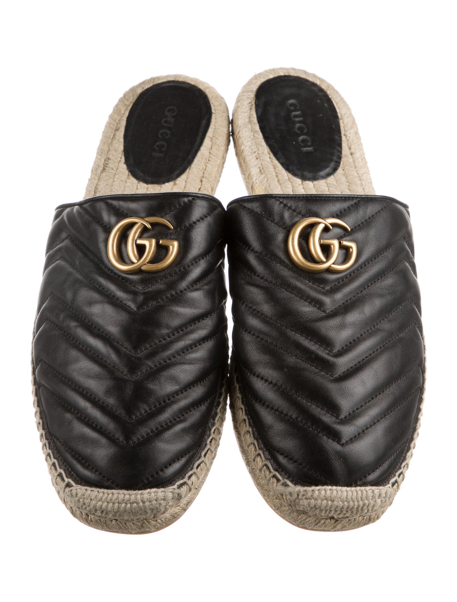 gucci leather espadrilles