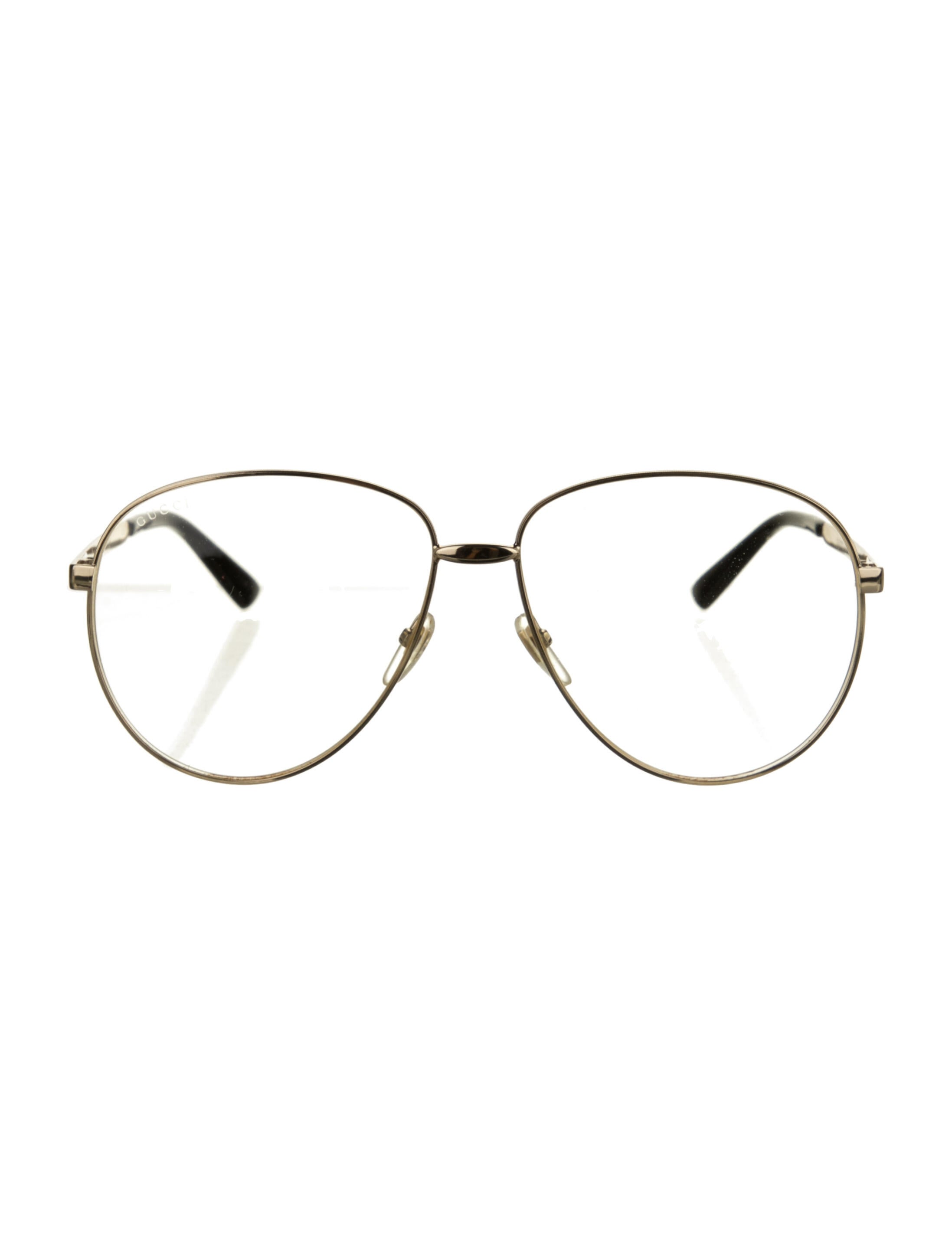 Gucci Web Accent Aviator Eyeglasses
