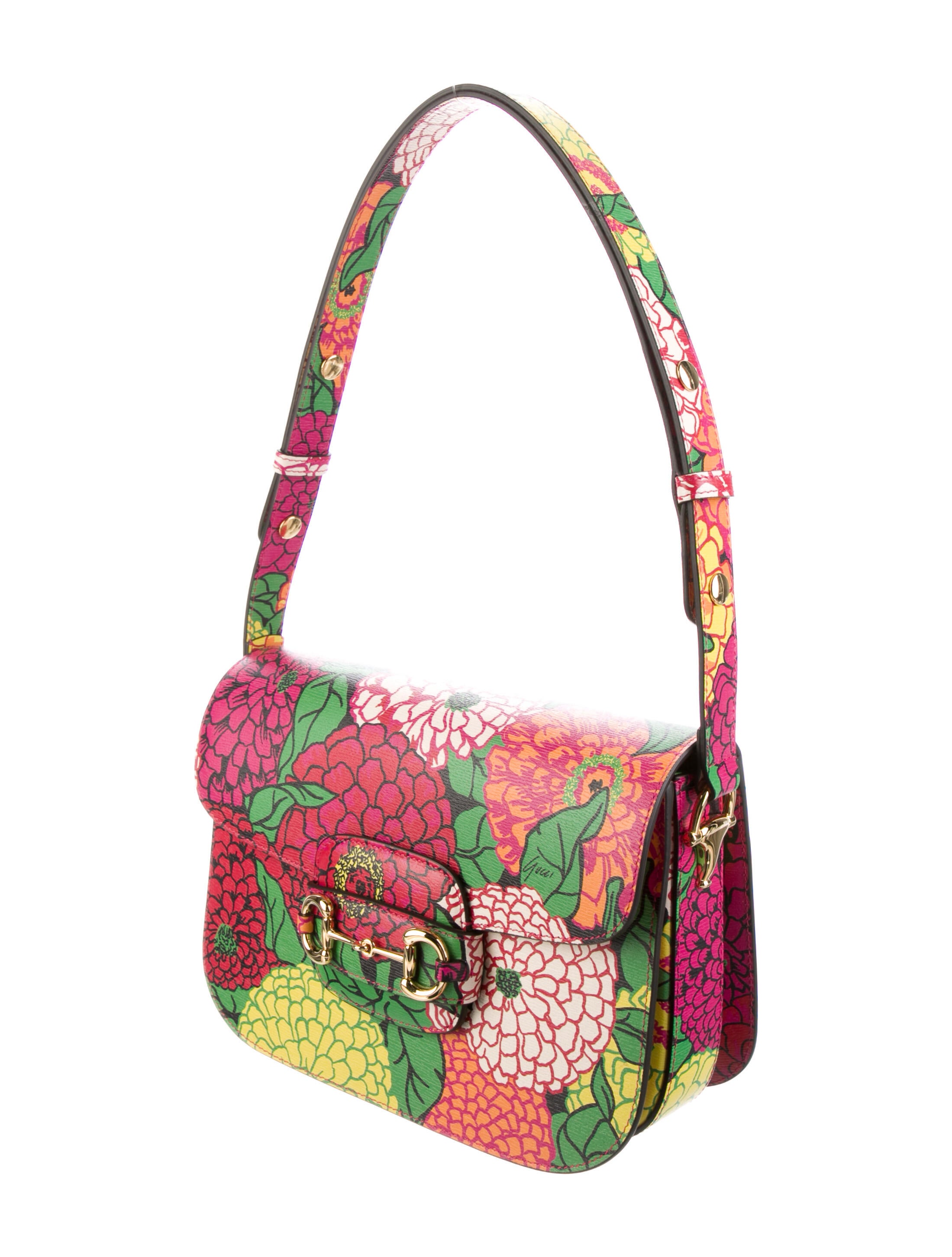 Gucci x Ken Scott Horsebit 1955 Shoulder Bag - Green Shoulder Bags
