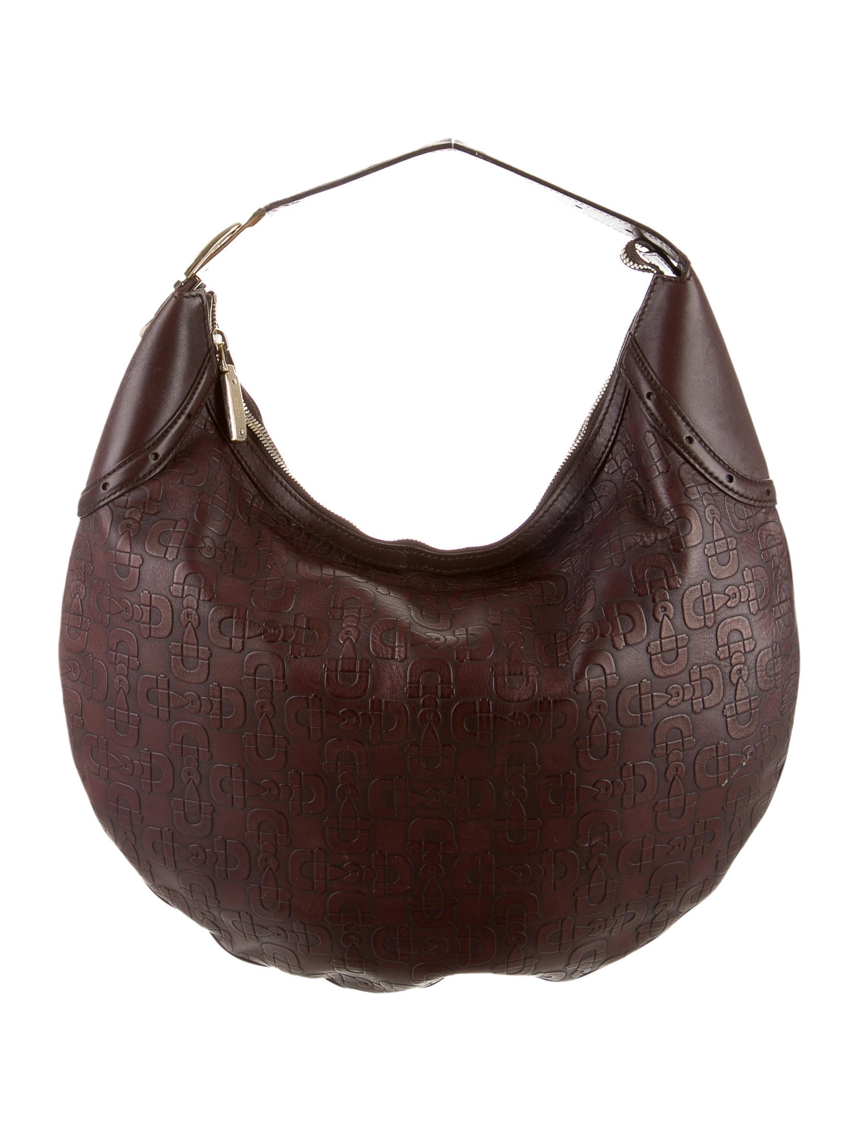 Gucci Embossed Horsebit Glam Hobo Handbags GUC75131 The RealReal