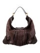 Gucci Python Large Jockey Hobo Bag