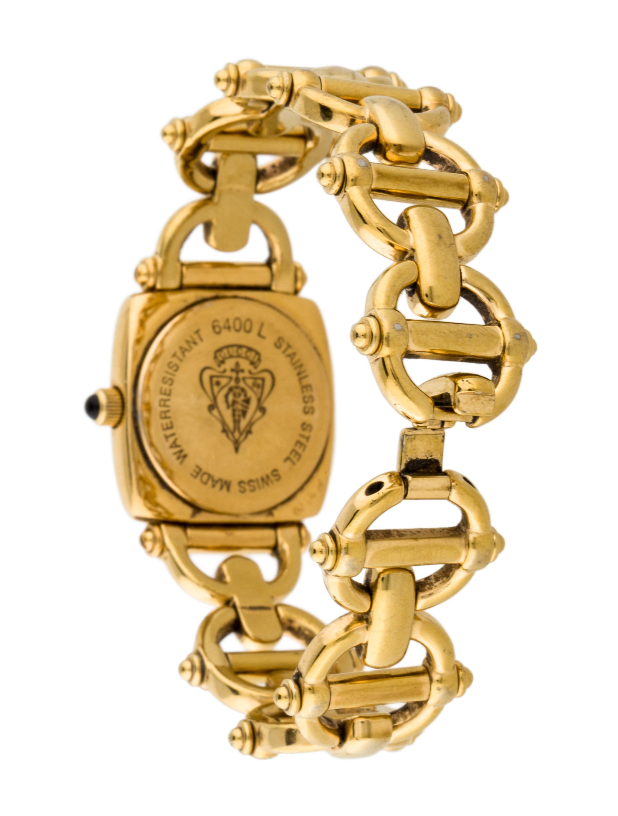 Gucci 6400L Horsebit Link Watch Bracelet GUC80439 The RealReal