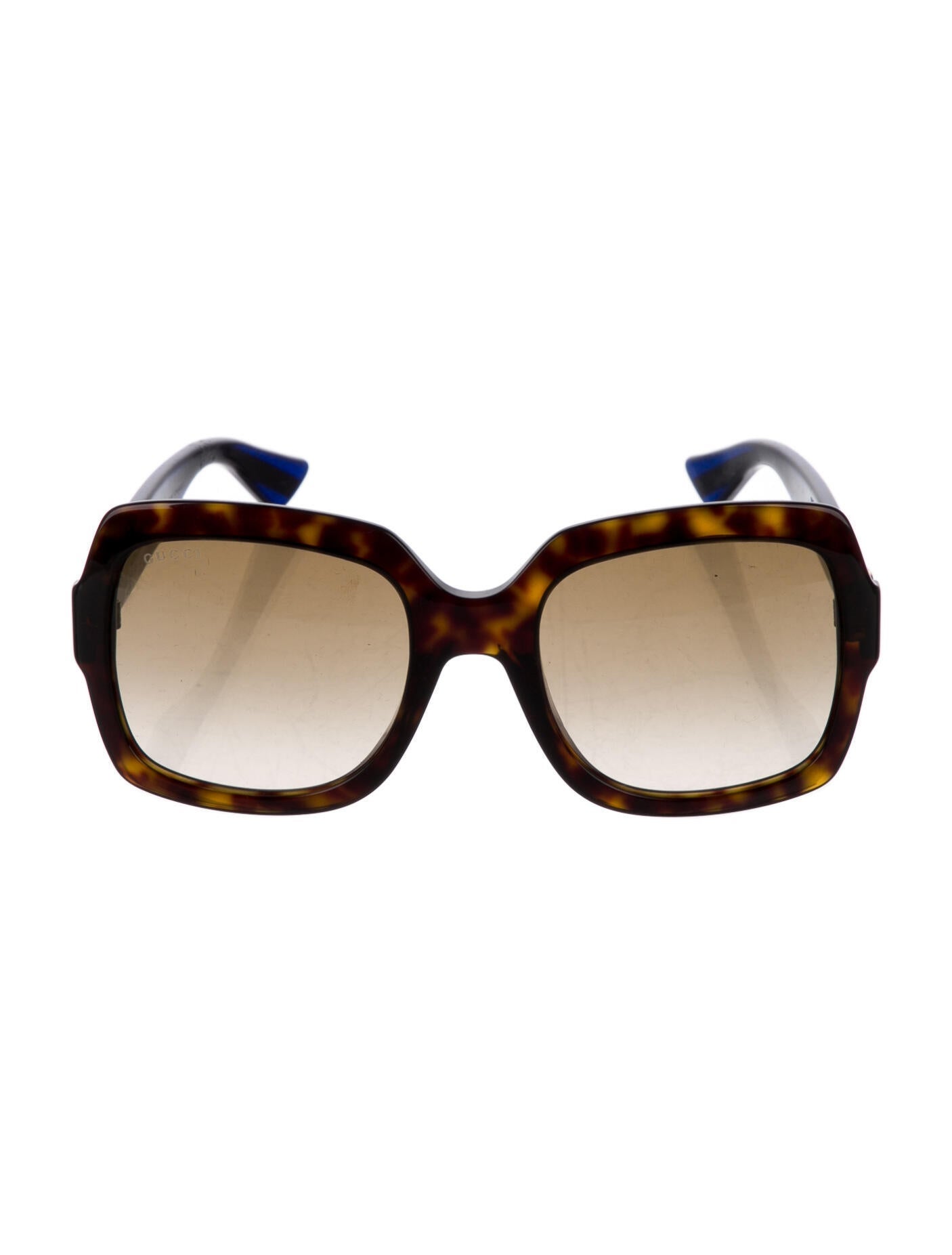 Gucci Double G Logo Square Sunglasses