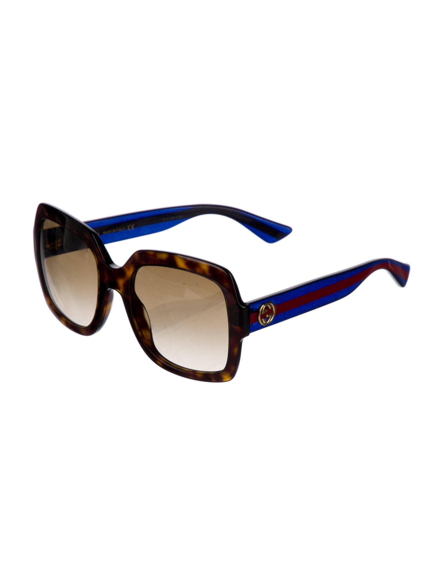 Gucci Double G Logo Square Sunglasses