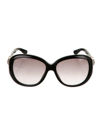 Gucci Hasler Horsebit Accent Oversize Sunglasses