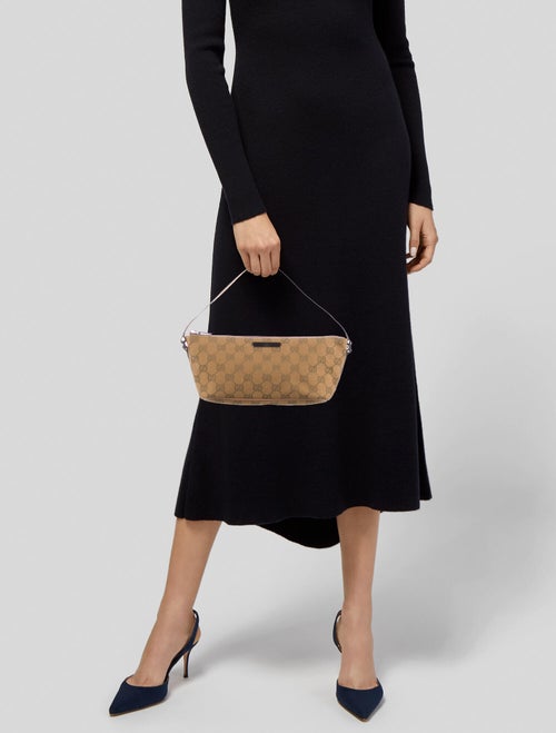Gucci GG Canvas Boat Pochette