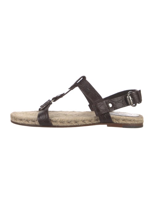 Gucci Alligator Sandals