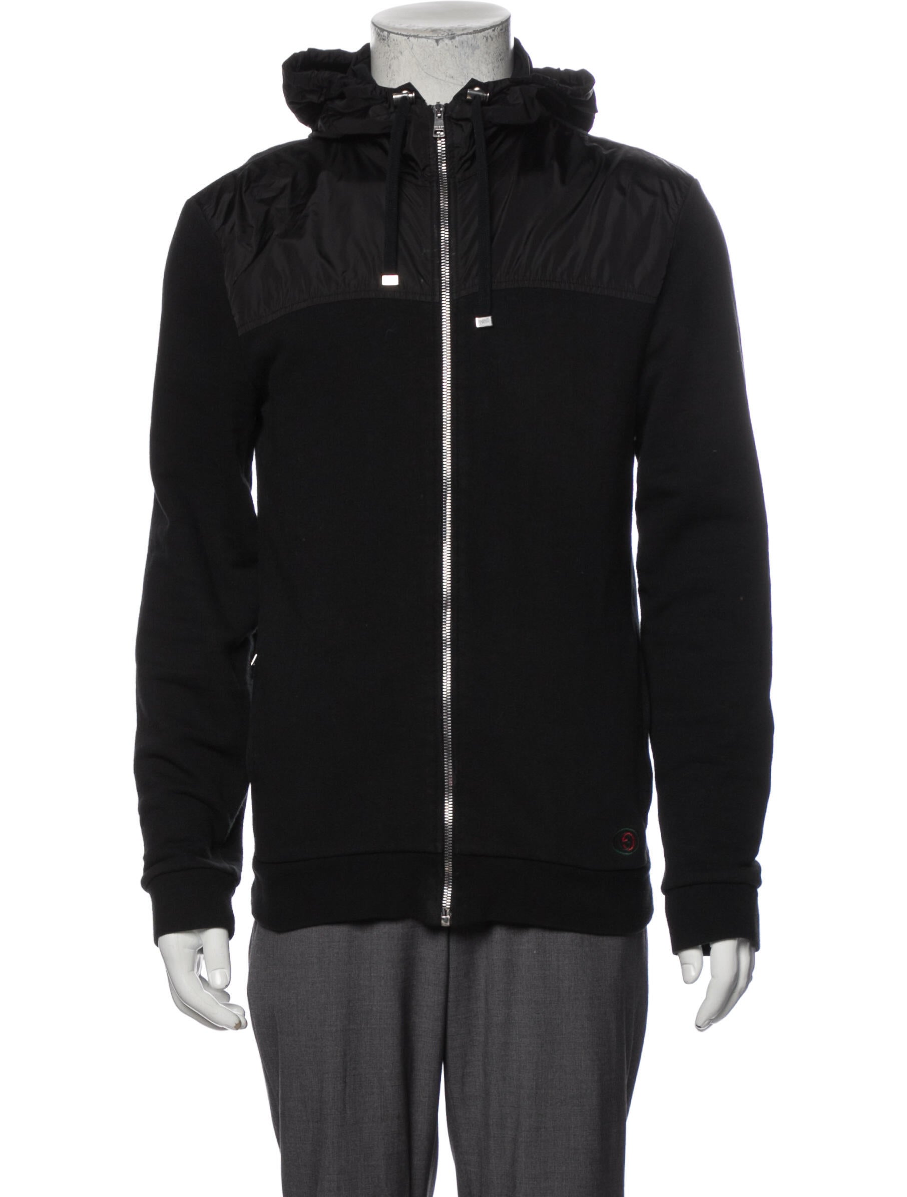 gucci windbreaker black