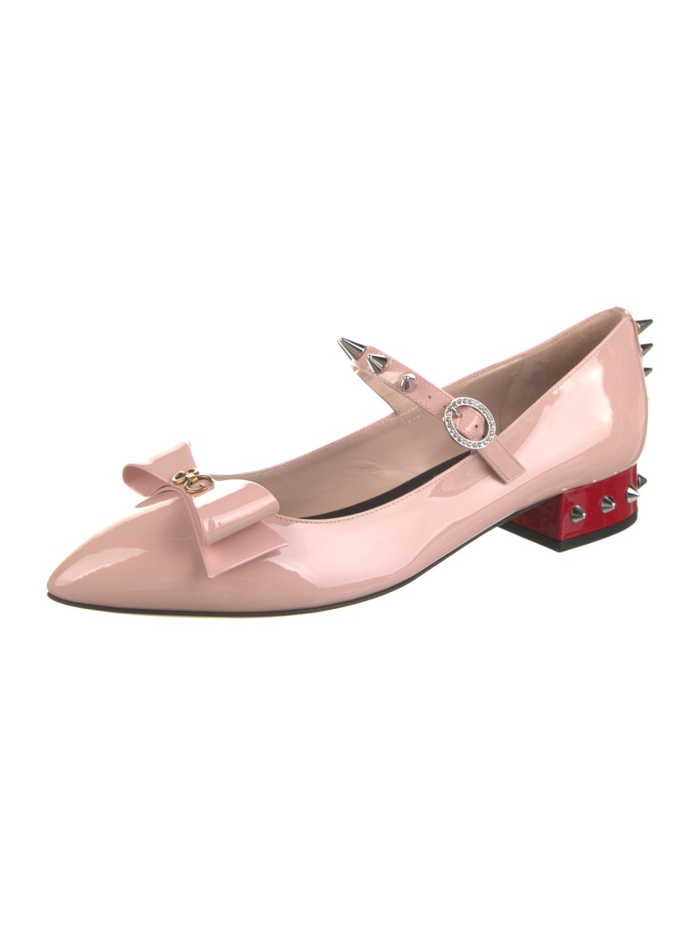 Gucci Patent Leather Crystal Embellishments Mary ⦠- image 2