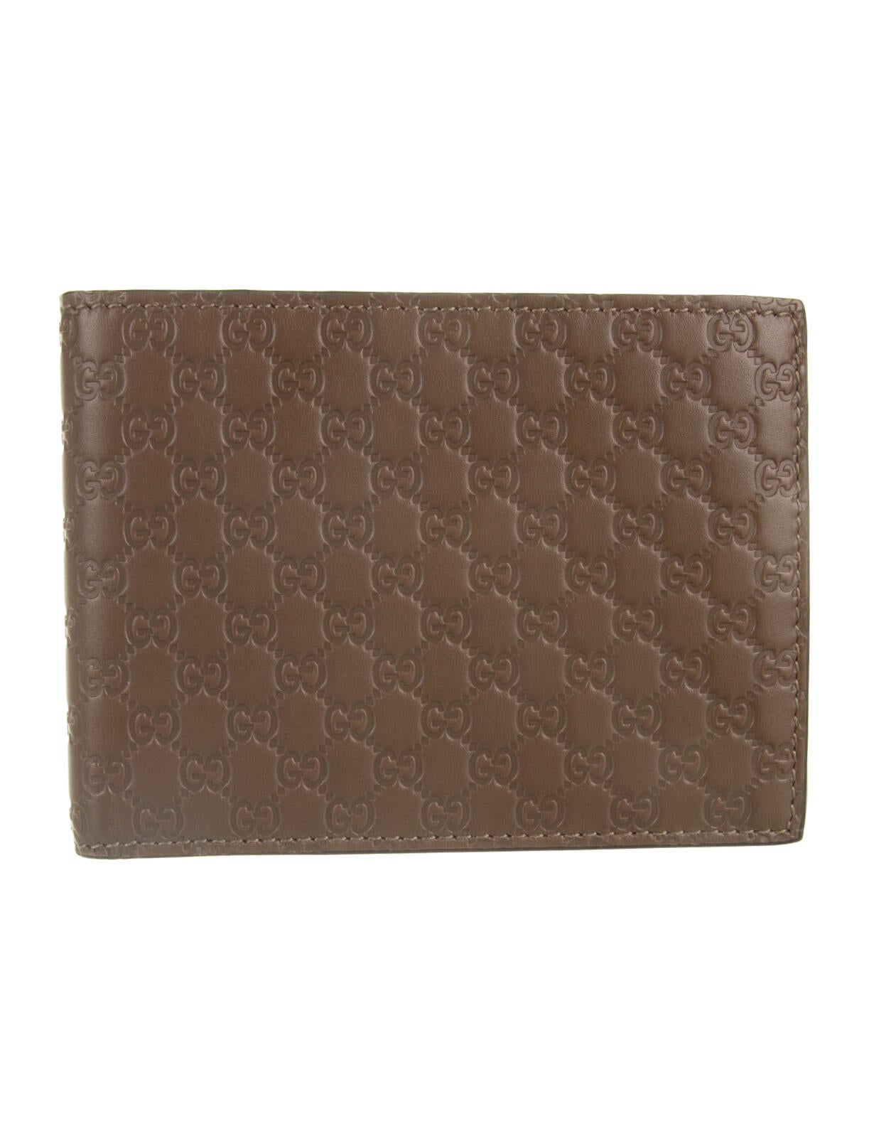 Gucci Microguccissima Bifold Leather Wallet