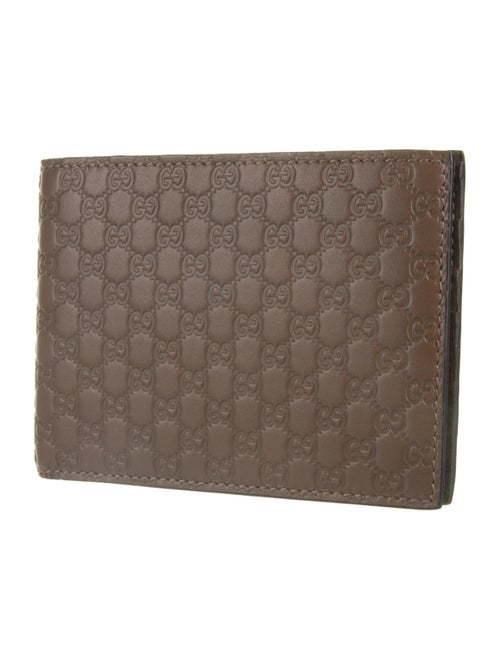Gucci Microguccissima Bifold Leather Wallet