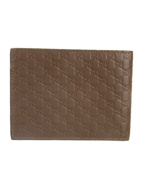 Gucci Microguccissima Bifold Leather Wallet
