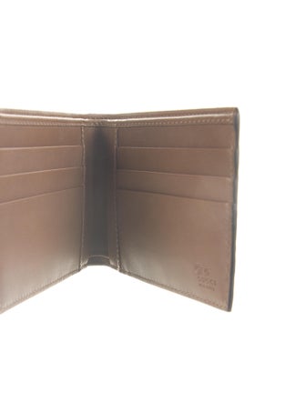 Gucci Microguccissima Bifold Leather Wallet