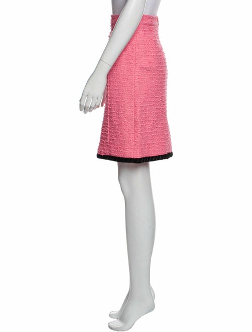 Gucci Tweed Pattern Knee-Length Skirt