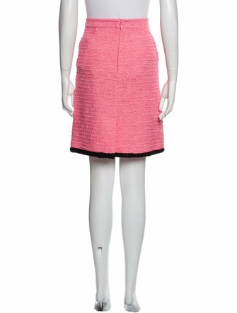 Gucci Tweed Pattern Knee-Length Skirt