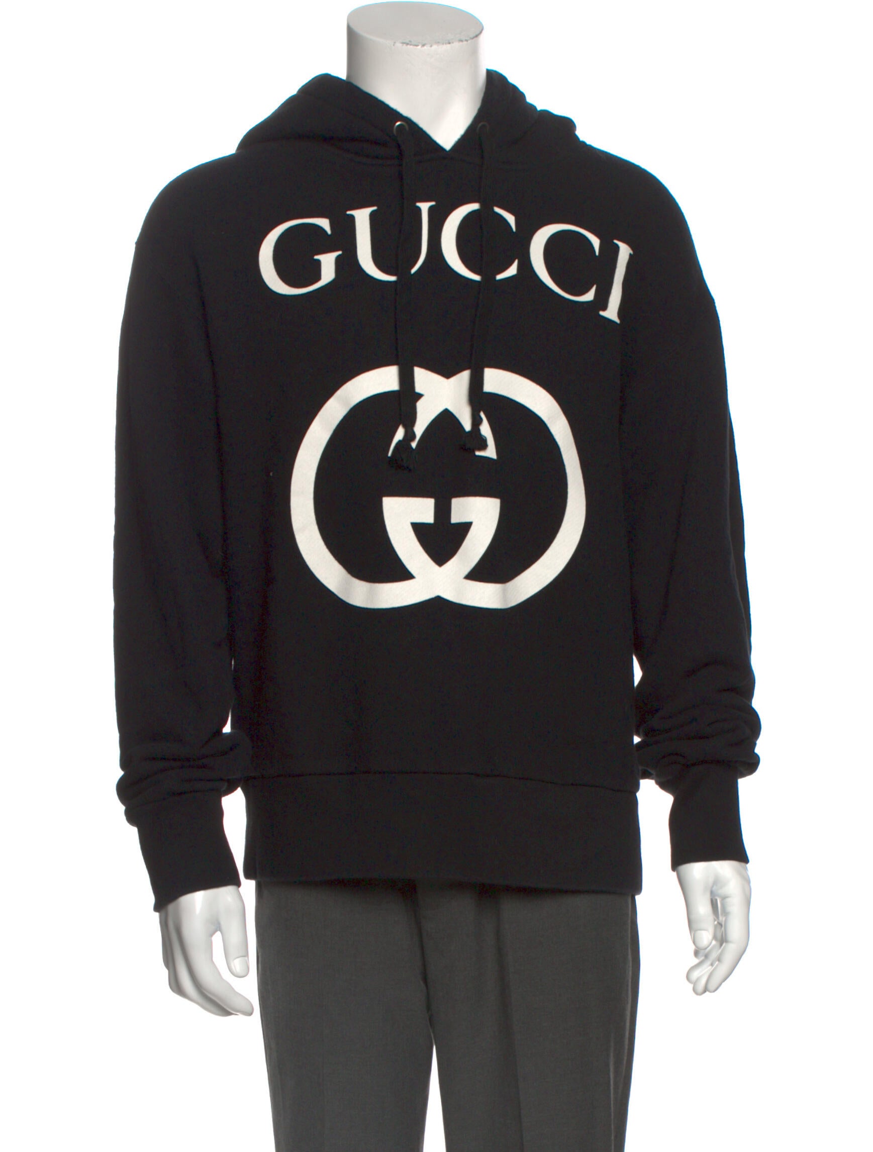 Gucci Interlocking G Graphic Print Hoodie