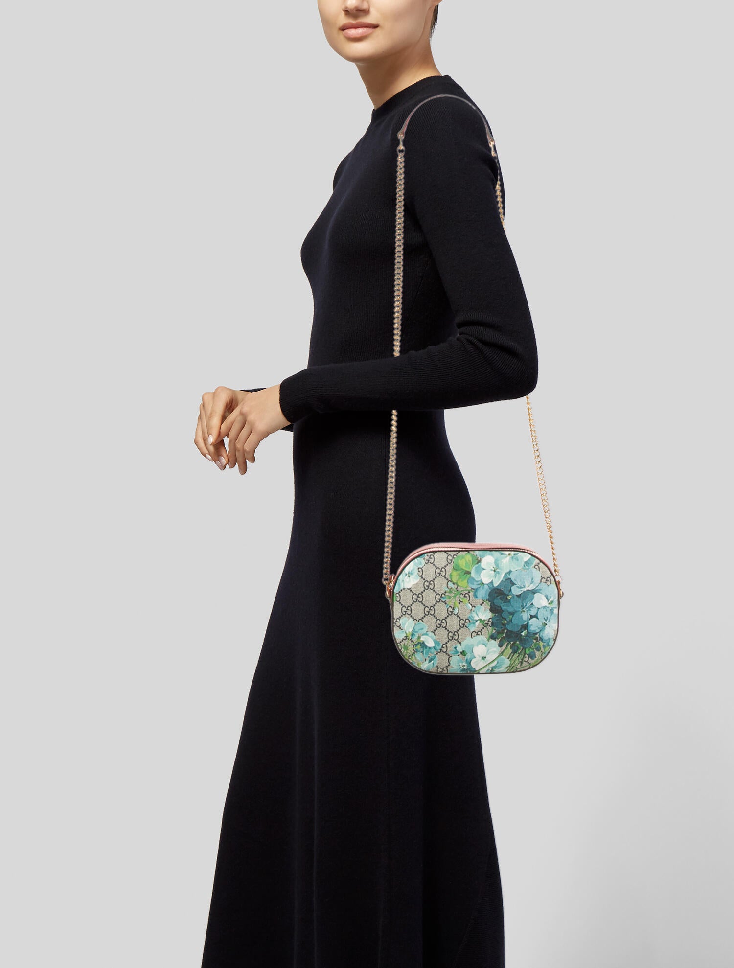 gucci blue bloom bolsa