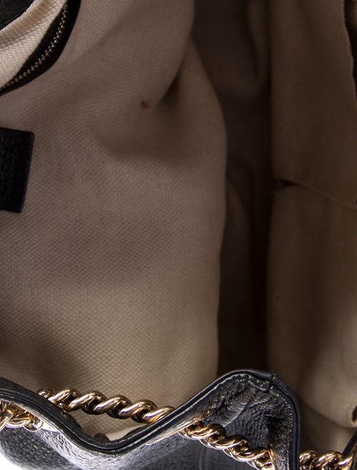 Gucci Pebbled Calfskin Medium Soho Chain Shoulder Bag