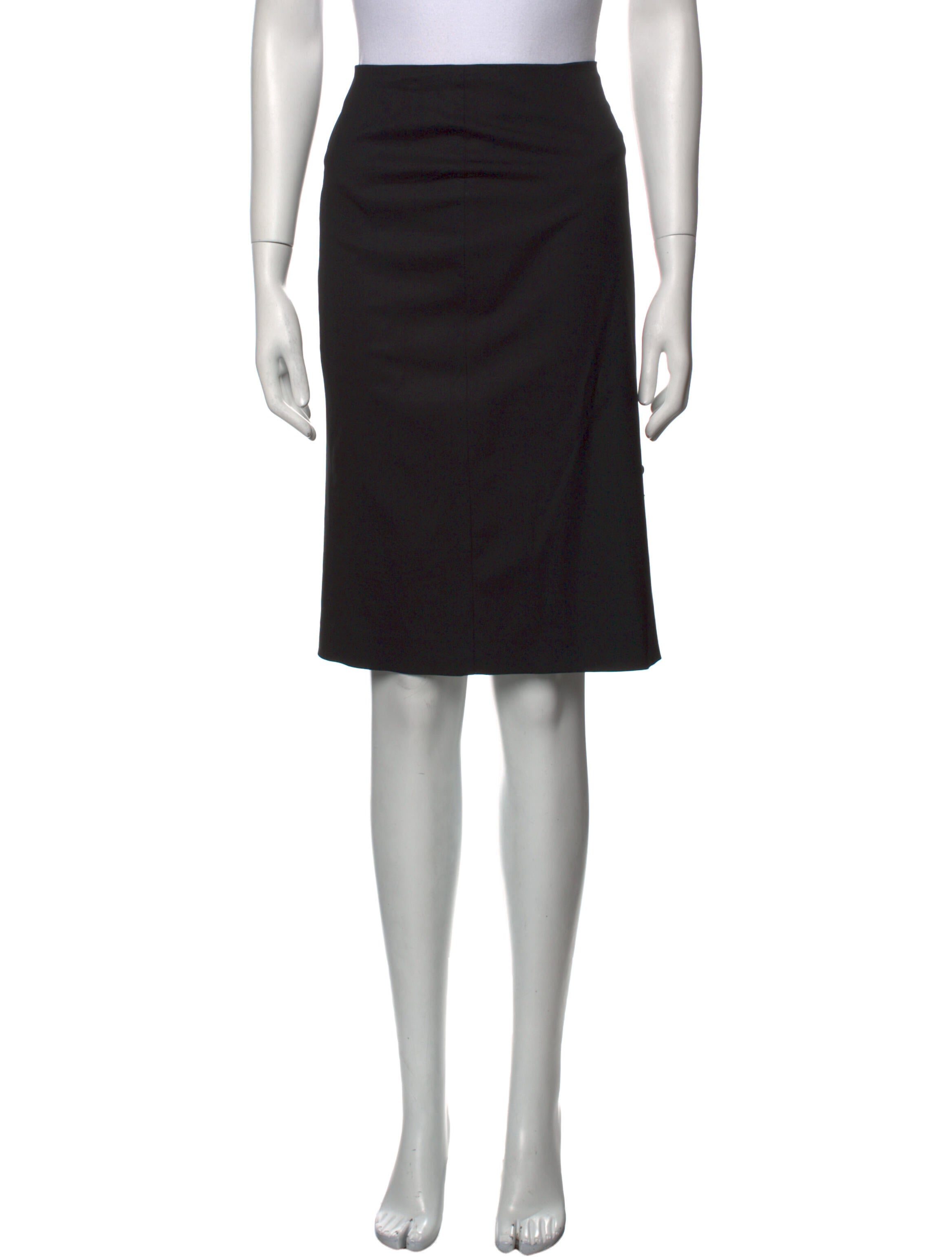 Gucci Virgin Wool Knee-Length Skirt