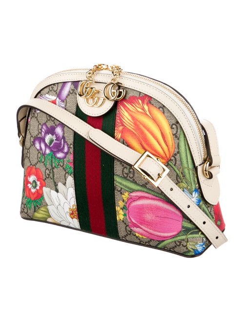 Gucci GG Supreme Flora Ophidia Small Bag