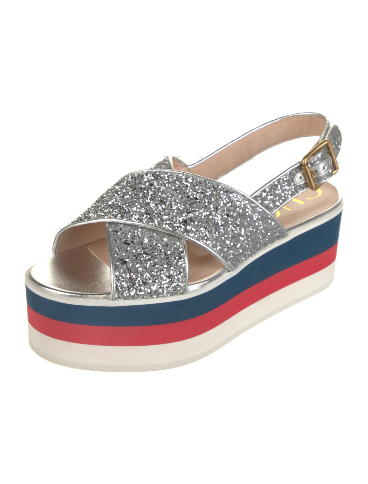 multicolor gucci sandals