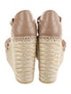 Gucci Double G Logo Leather Espadrilles