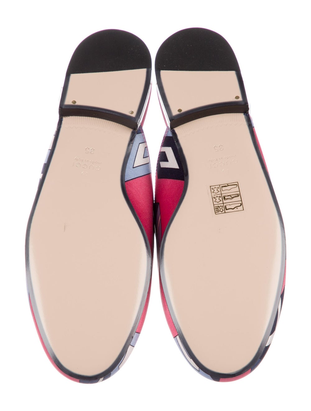 Gucci Satin Printed Mules - image 5