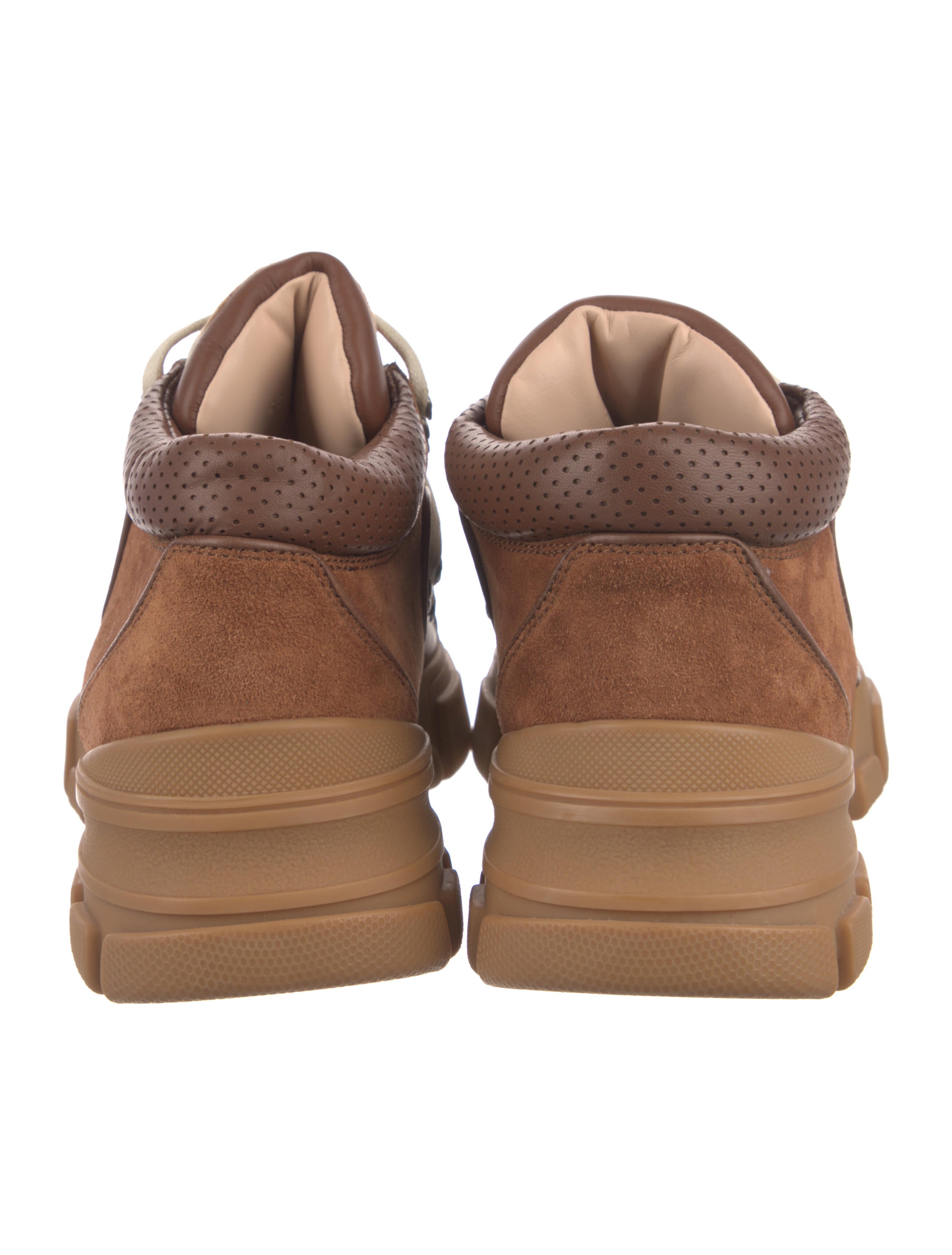 Gucci Flashtrek 'Brick Red' Wedge Sneakers