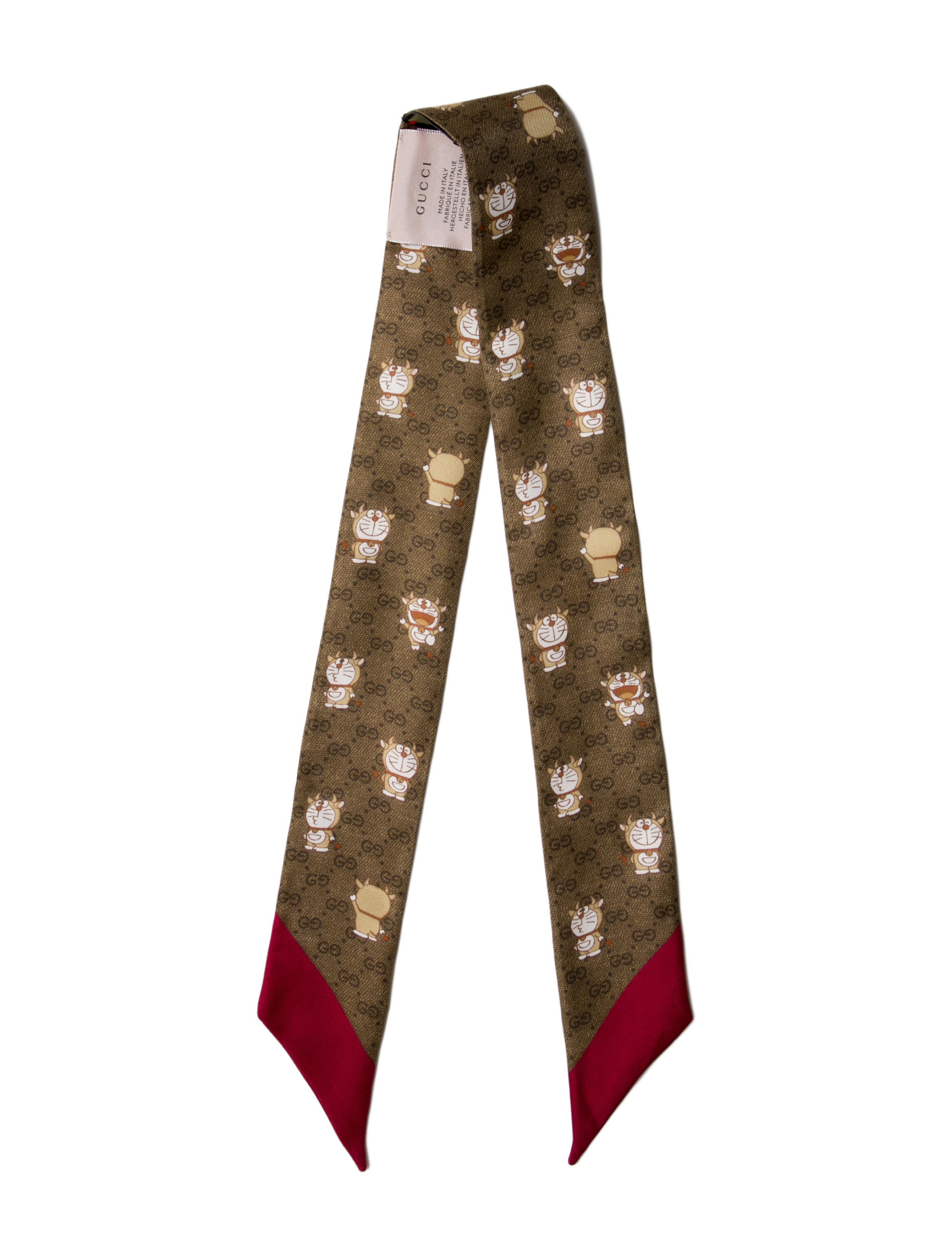 Gucci x Doraemon Silk Printed Bandeau