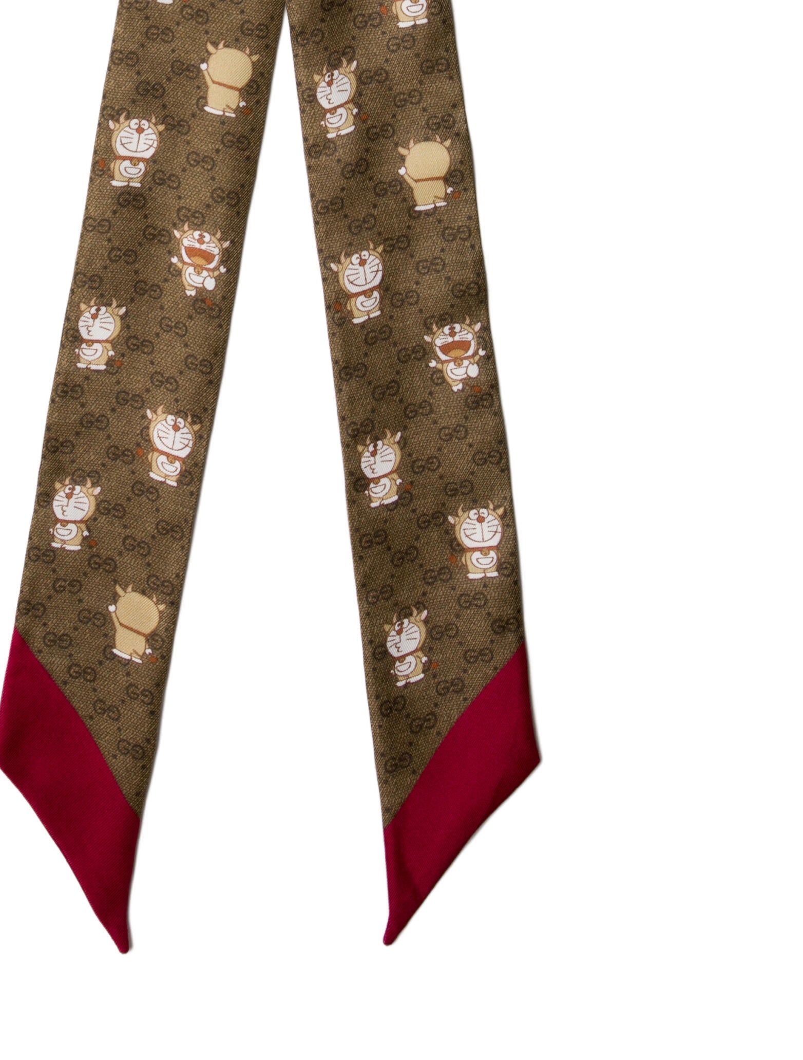 Gucci x Doraemon Silk Printed Bandeau