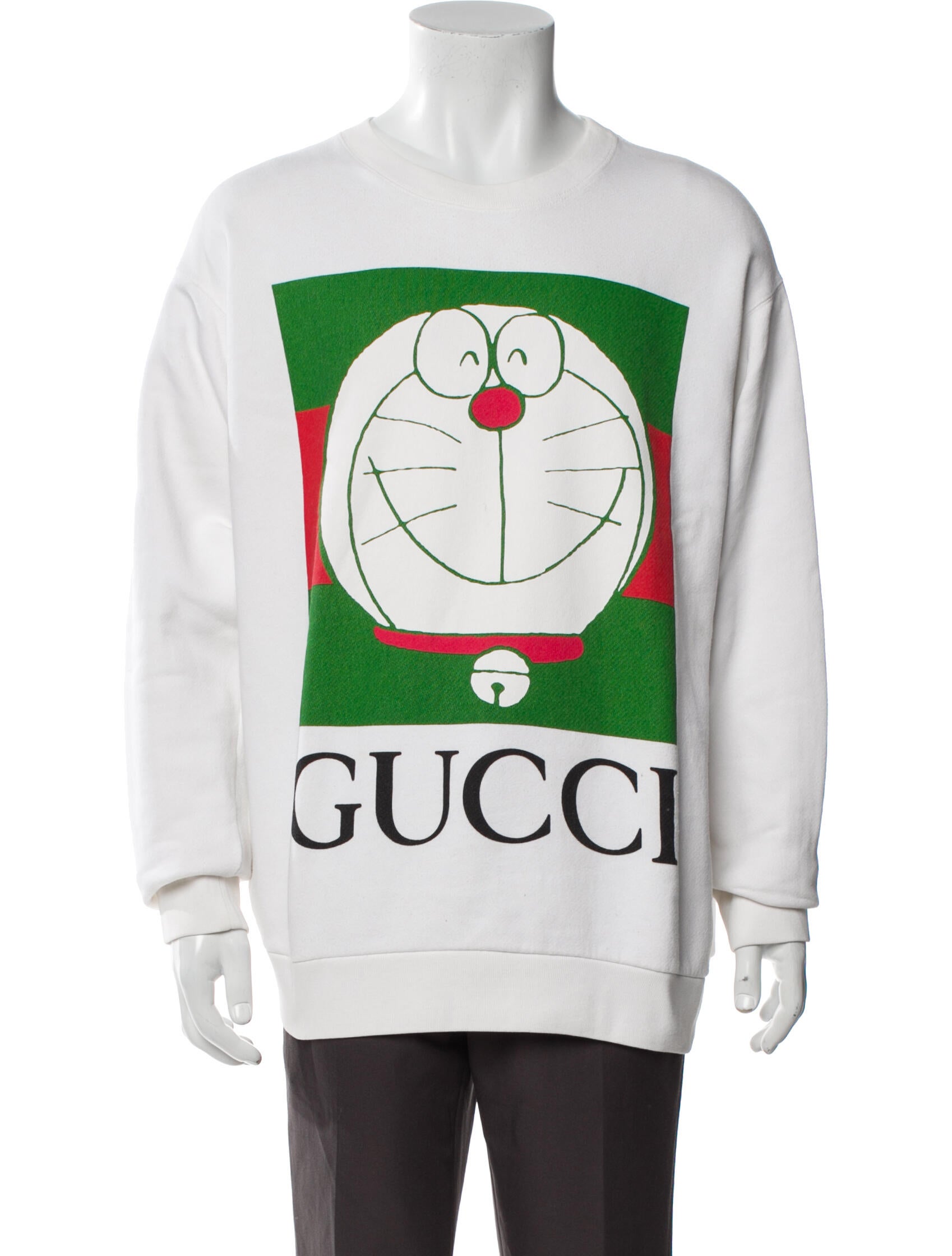 Gucci x Doraemon Graphic Print Crew Neck Sweatshirt