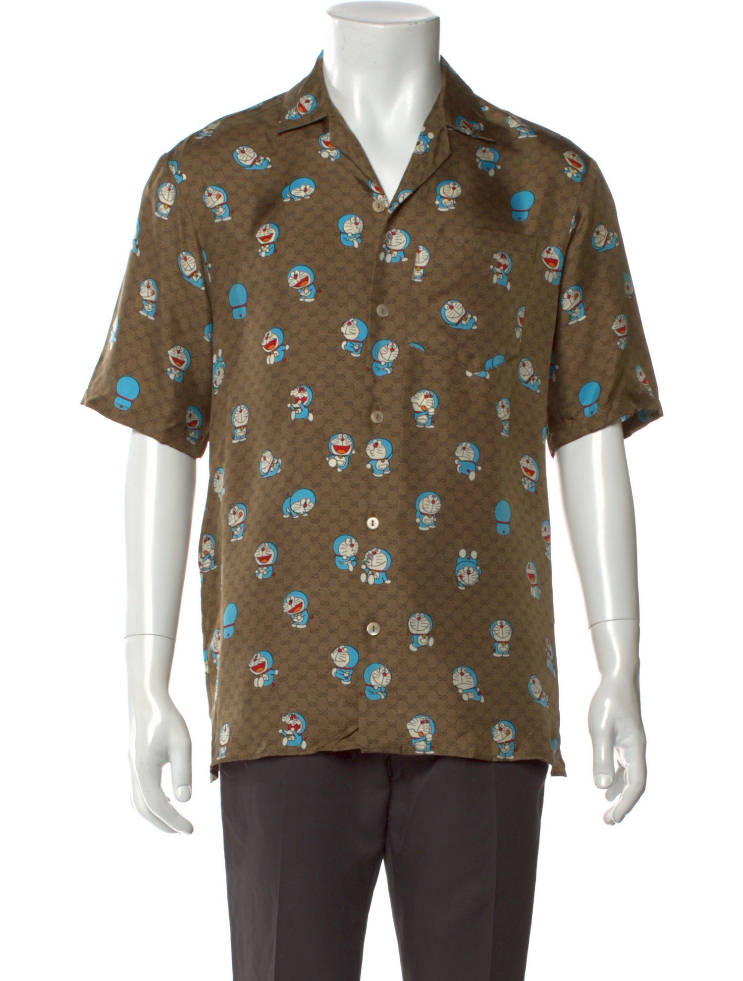 Gucci x Doraemon 2021 GG Supreme Shirt