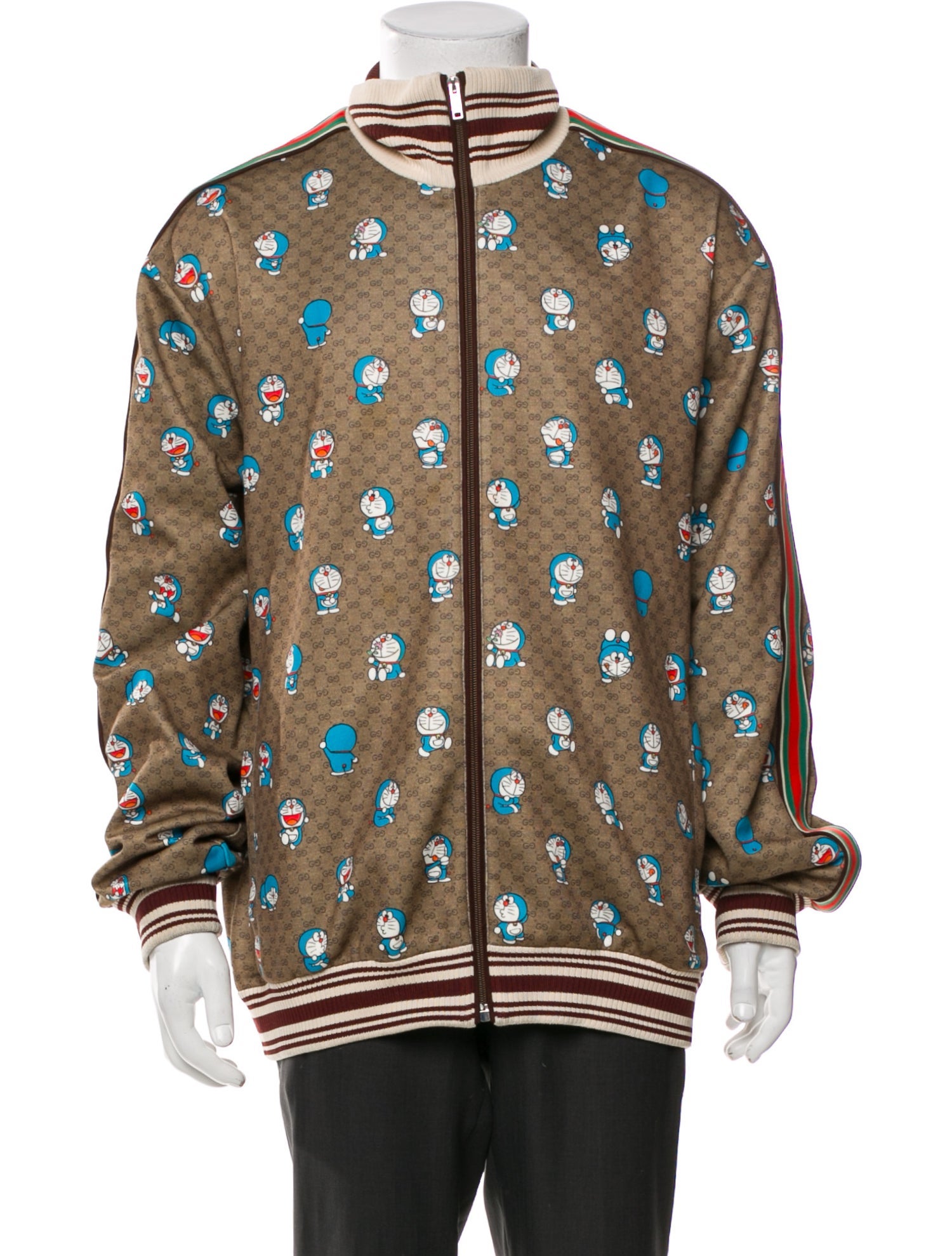Gucci x Doraemon 2021 Microguccissima Pattern Windbreaker