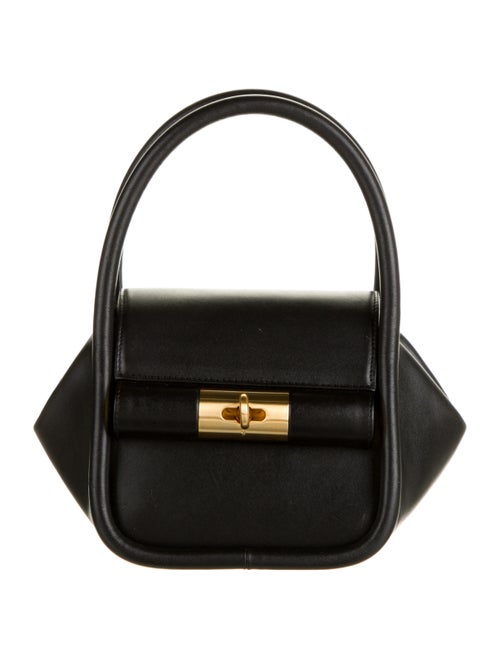 Gu_DE Leather Shoulder Bag Black