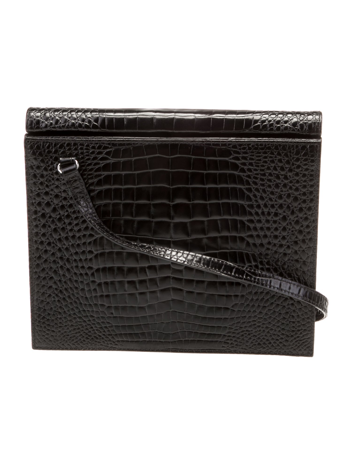 Gu_DE Embossed Leather Portfolio