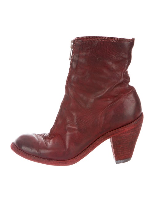 Guidi Leather Boots Red