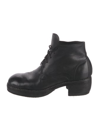 Guidi Leather Combat Boots