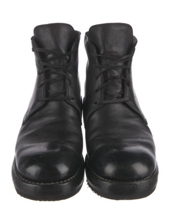Guidi Leather Combat Boots