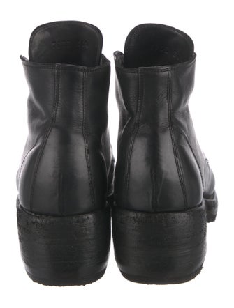 Guidi Leather Combat Boots