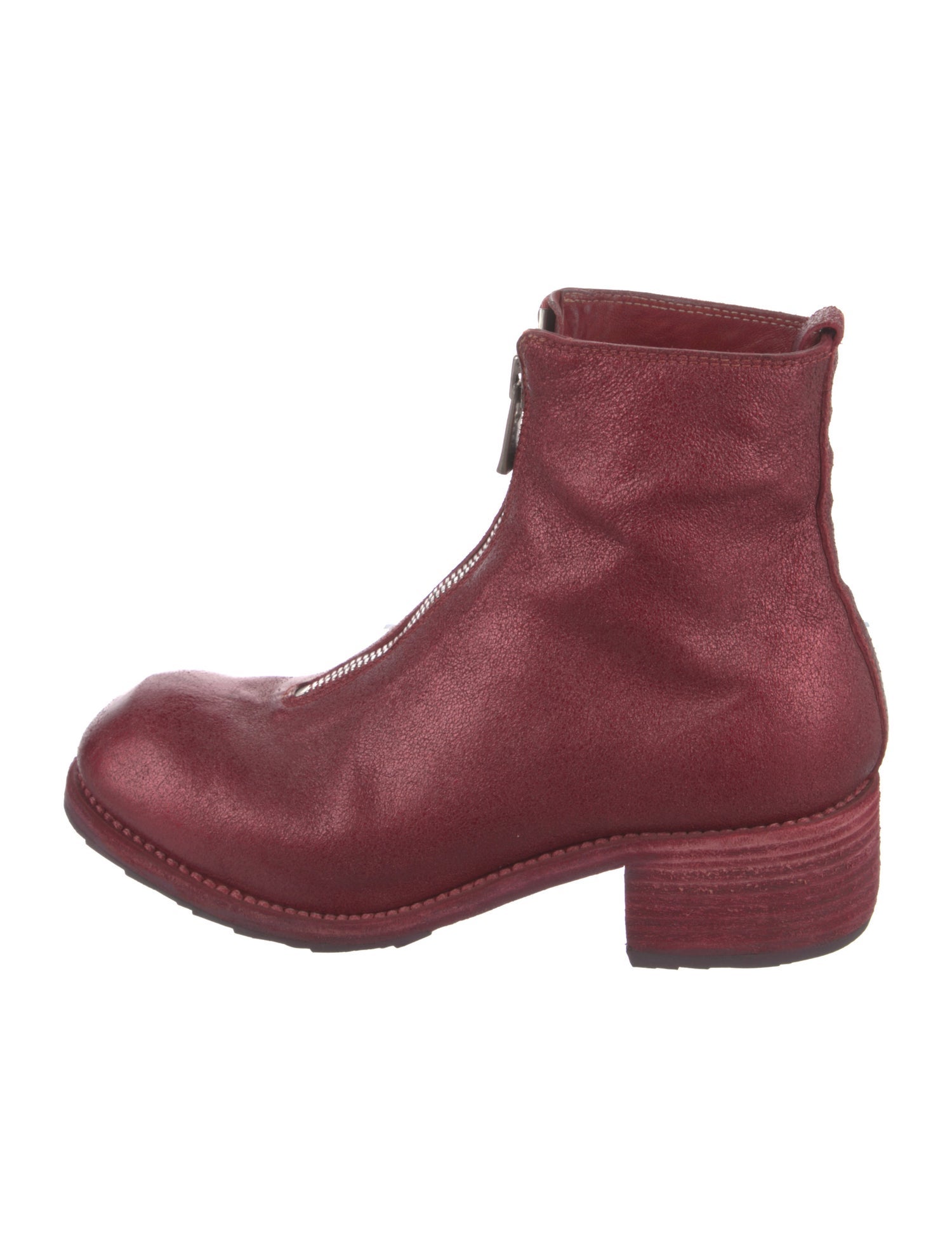 Guidi Leather Lace-Up Boots