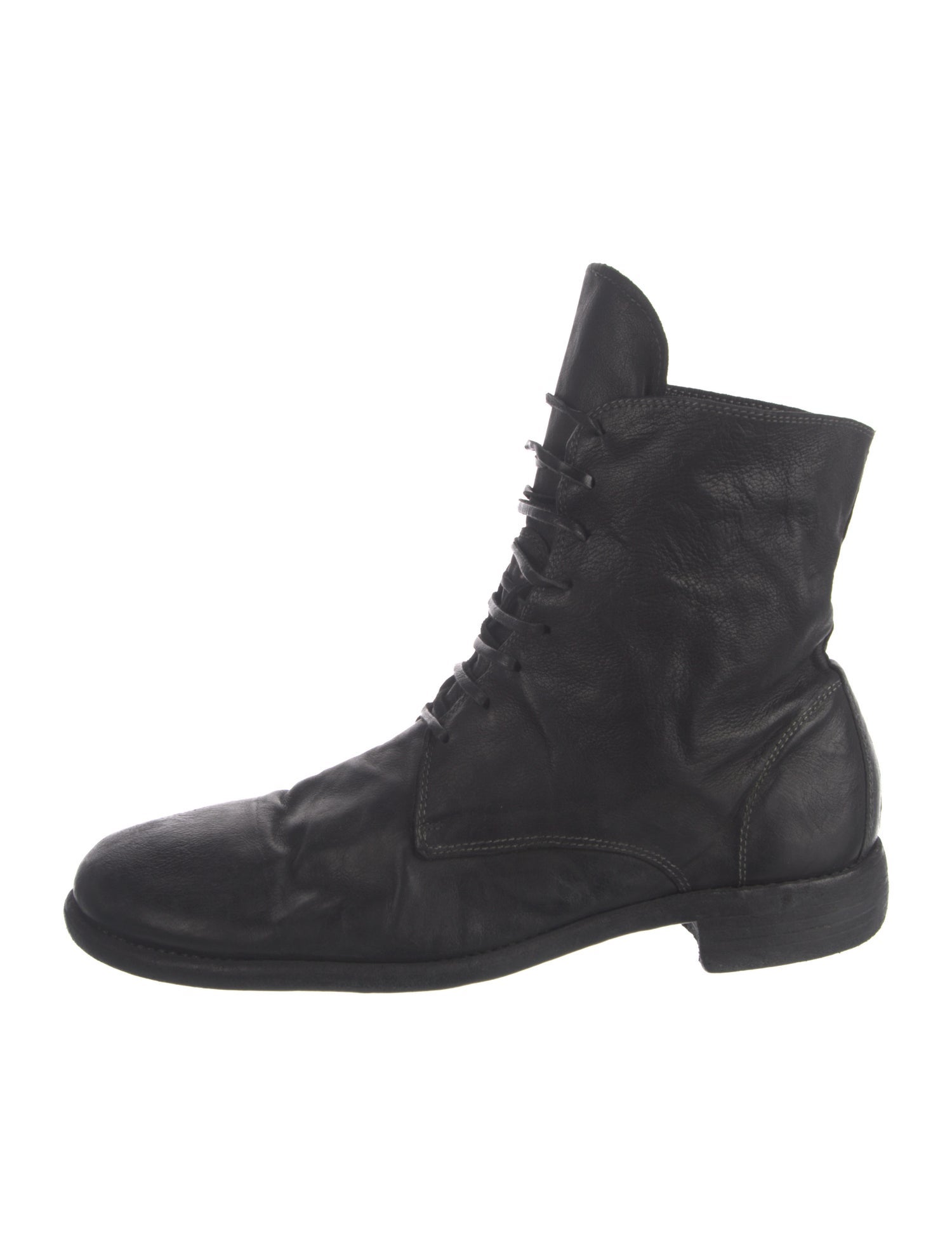 Maison Margiela 2009 Speed Bike Leather Sneakers - Black