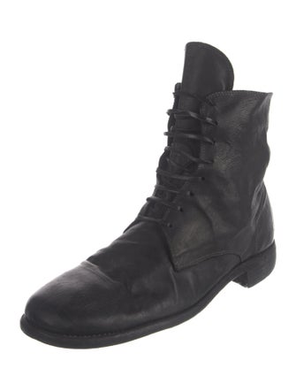 Guidi Leather Combat Boots